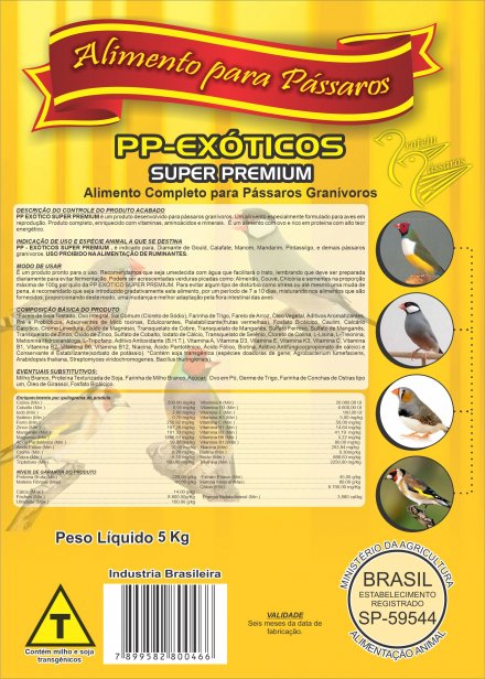 PP - EXÓTICOS SUPER PREMIUM 5 kg